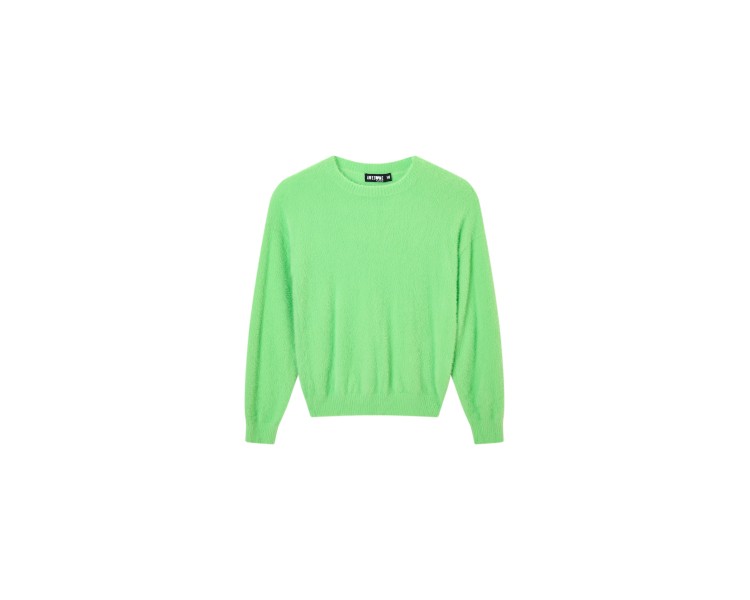 SOMEONE : Trek lange mouwen limegroen