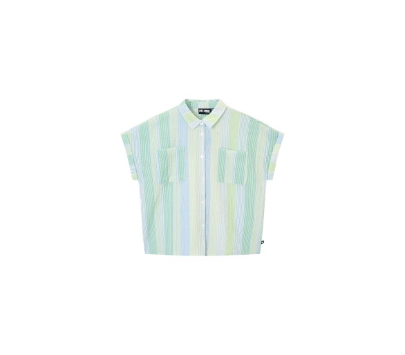 SOMEONE : chemise à manches courtes multi