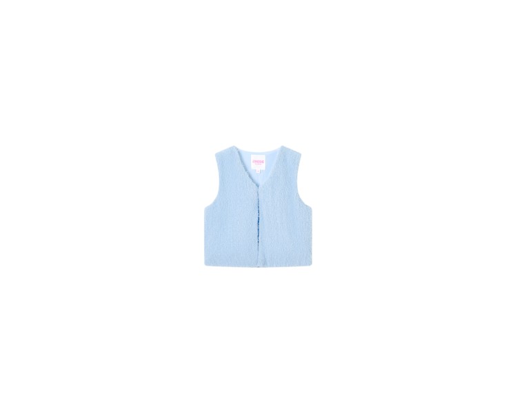 SOMEONE : gilet sans manches bleu doux