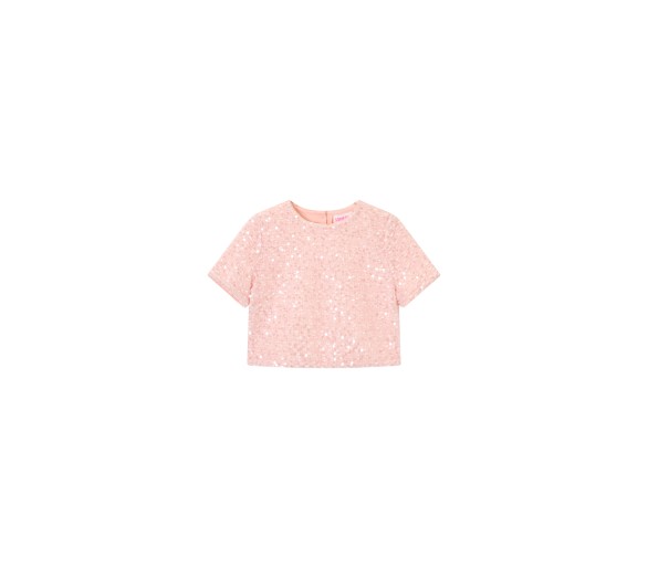 SOMEONE : chemise à manches courtes vieux rose pâl