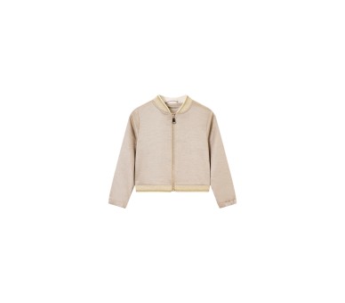 SOMEONE : Cardigan met rits in goud