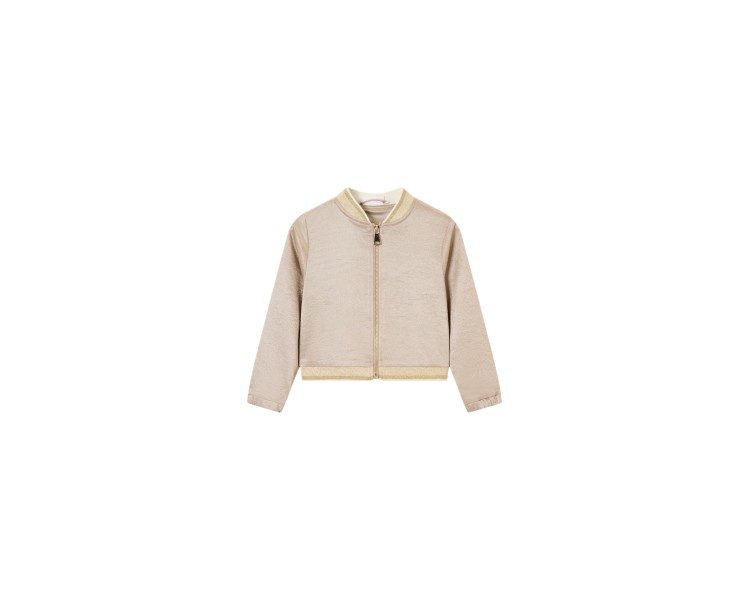 SOMEONE : Cardigan met rits in goud