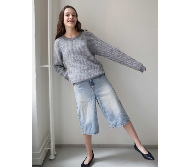 GRUNT : Pull met ronde hals