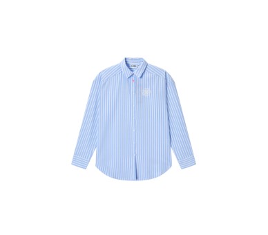 SOMEONE : chemise à manches longues bleu clair