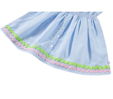 SOMEONE : robe à manches courtes bleu moyen