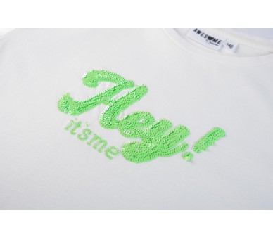 SOMEONE : T-shirt km "Hey it's me"