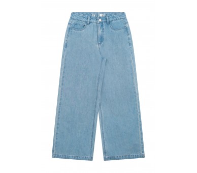 SOMEONE : Denim long trousers blue denim