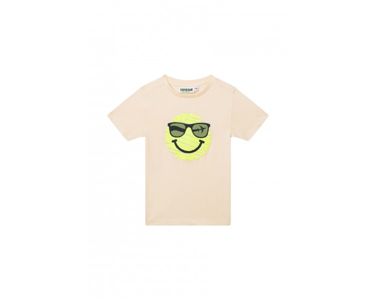 SOMEONE : T-shirt km met smiley