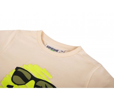 SOMEONE : T-shirt km met smiley