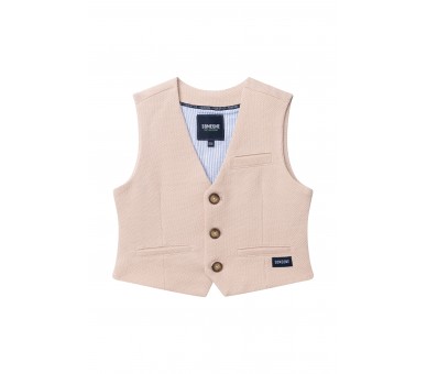 SOMEONE : gilet sans manches beige