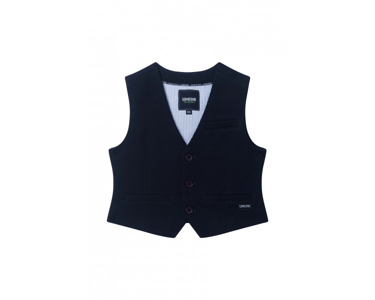 SOMEONE : gilet sans manches marine