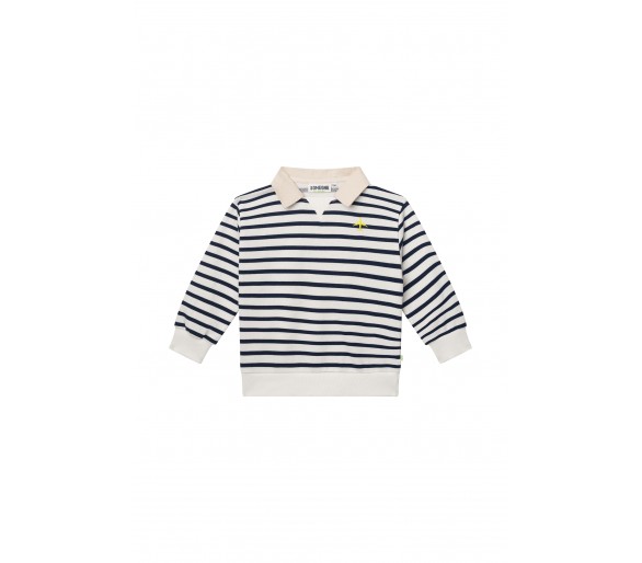 SOMEONE : pull à manches longues beige doux