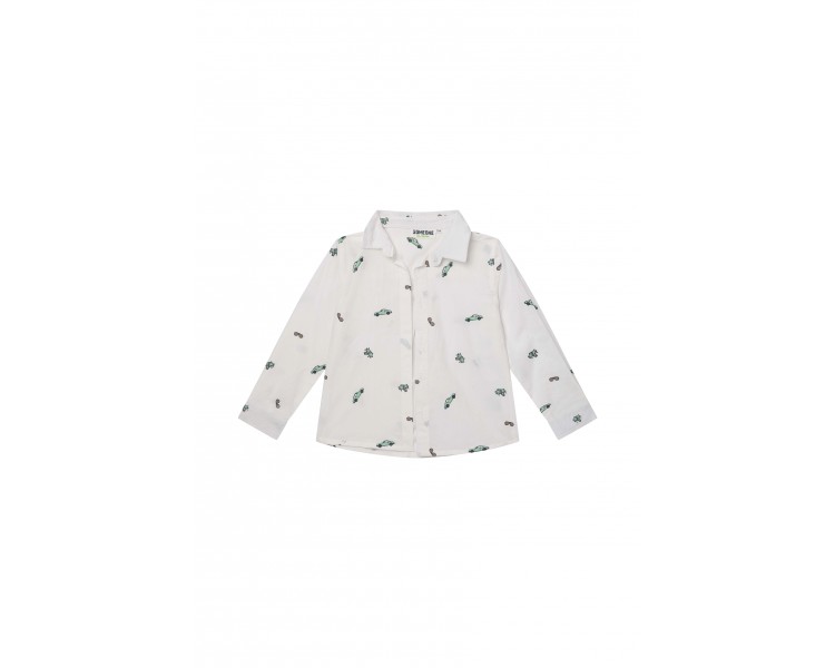 SOMEONE : chemise à manches longues ecru