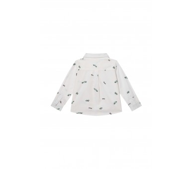 SOMEONE : chemise à manches longues ecru