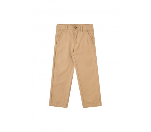 SOMEONE : Pantalon long beige foncé