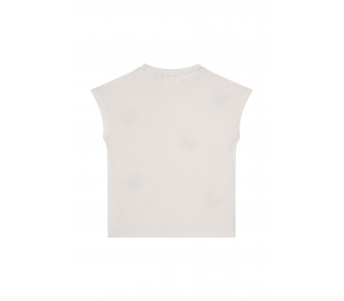 SOMEONE : T-shirt à manches courtes ecru