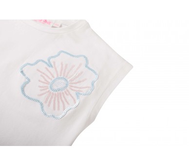 SOMEONE : T-shirt korte mouwen ecru