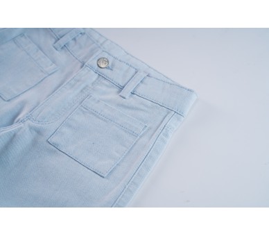 SOMEONE : Pantalon long bleu doux