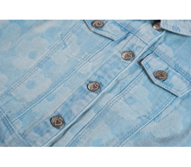 SOMEONE : Jeansvestje met bloemen print