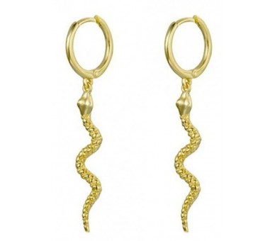 Boucles d'oreilles serpent 3,5 cm