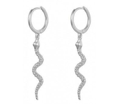 Boucles d'oreilles serpent 3,5 cm