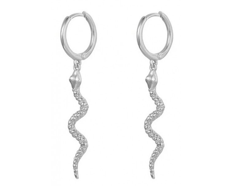 Boucles d'oreilles serpent 3,5 cm