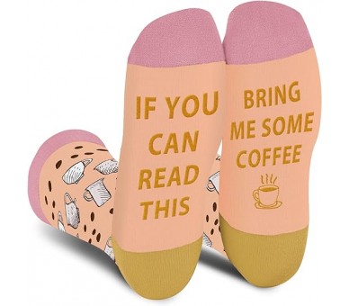 Pair of Socks Size 38-45 Coffee