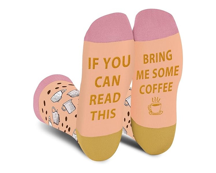 Pair of Socks Size 38-45 Coffee
