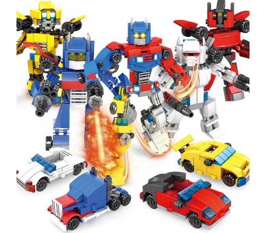 Building Block Sets Robot Cars