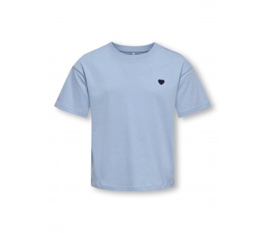 KIDS ONLY GIRL : T-shirt met klein hartje erop