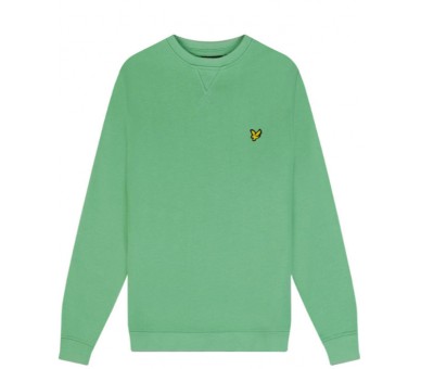 LYLE & SCOTT : Effen sweater ronde hals met logo