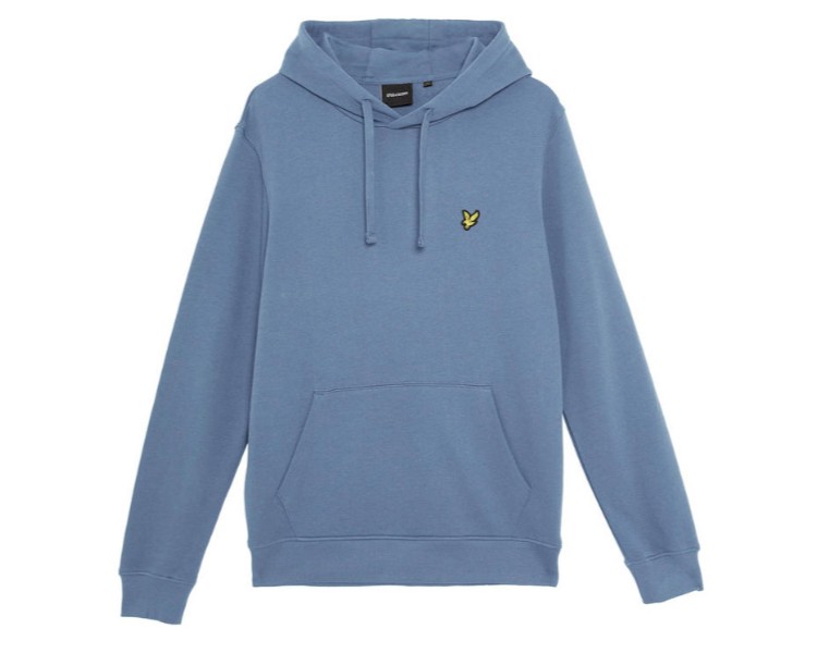 LYLE & SCOTT : Effen hoodie met logo