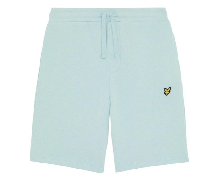 LYLE & SCOTT : Short en maille unie avec logo