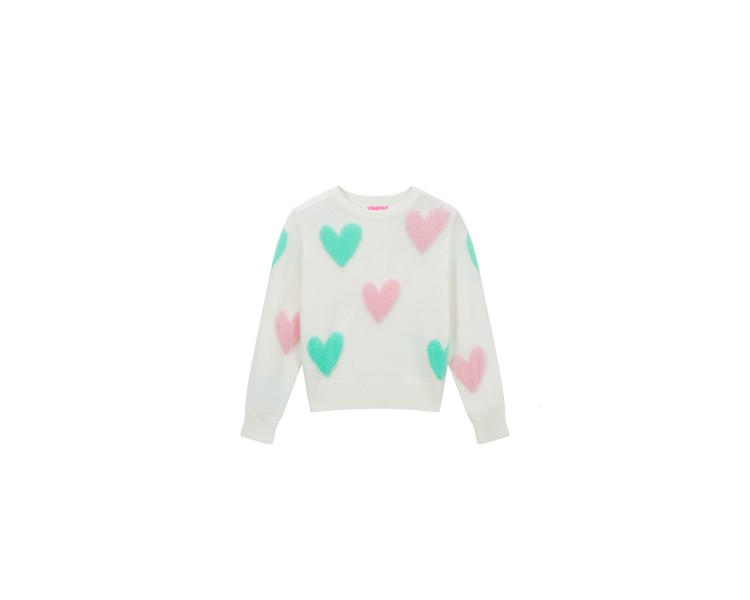 SOMEONE : Super zachte pull met hartjes