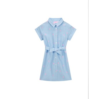 SOMEONE : Leuke jurk met streepjes en hartjes