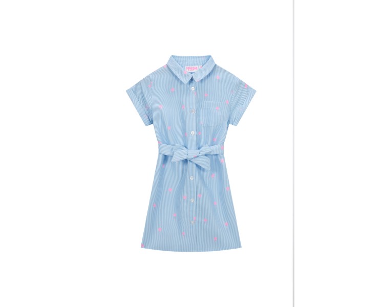 SOMEONE : Leuke jurk met streepjes en hartjes