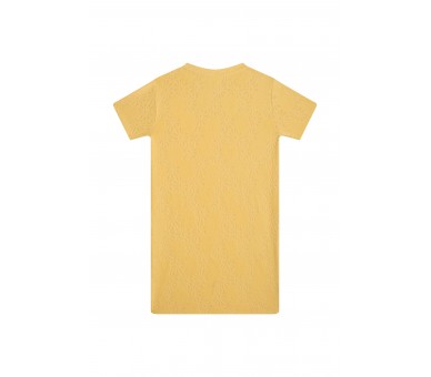 SOMEONE : robe à manches courtes jaune