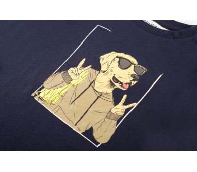 SOMEONE : Leuk t-shirt met coole hond