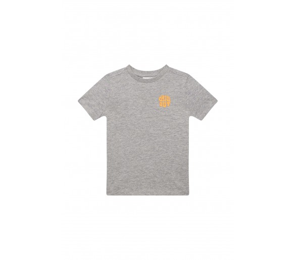 SOMEONE : T-shirt à manches courtes mélange de gri