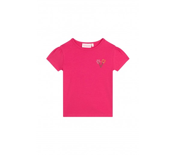 SOMEONE : T-shirt à manches courtes rose foncé