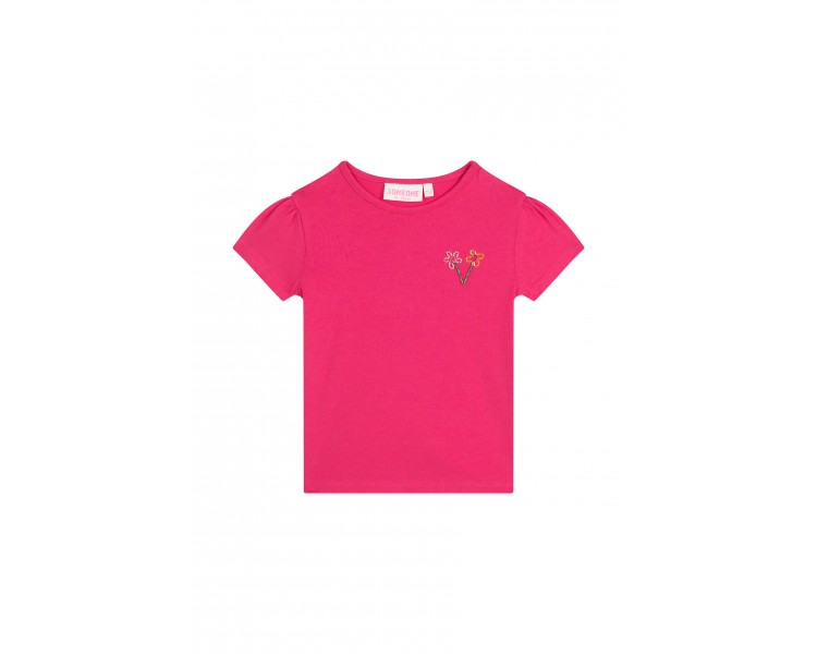 SOMEONE : T-shirt à manches courtes rose foncé