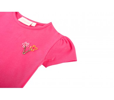 SOMEONE : T-shirt à manches courtes rose foncé