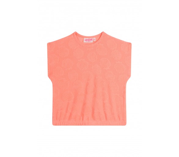 SOMEONE : T-shirt short sleeves fluo coral