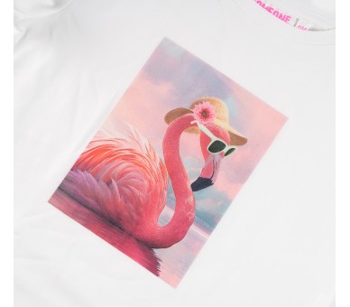 SOMEONE : T-shirt à manches courtes ecru