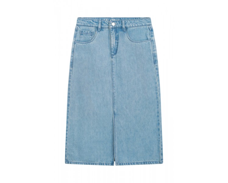 SOMEONE : jupe en jean jean bleu