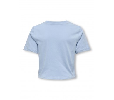 KIDS ONLY GIRL : T-shirt met knoopje vooraan