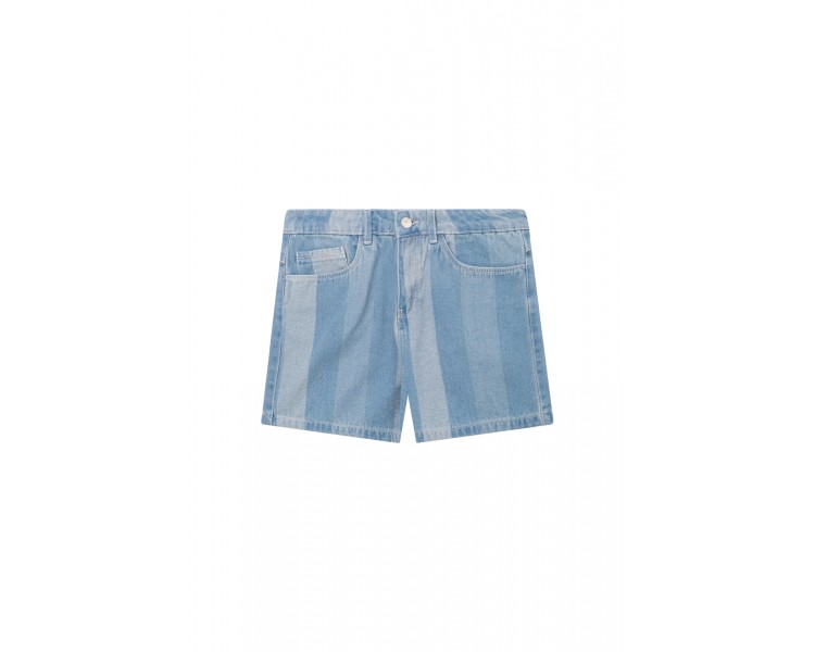 SOMEONE : Toffe jeansshort met kleurstrepen