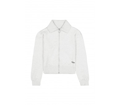 GARCIA : Sweatvest met rits en opdruk