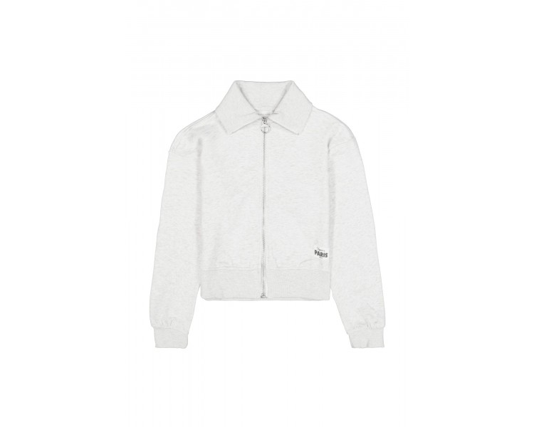 GARCIA : Sweatvest met rits en opdruk