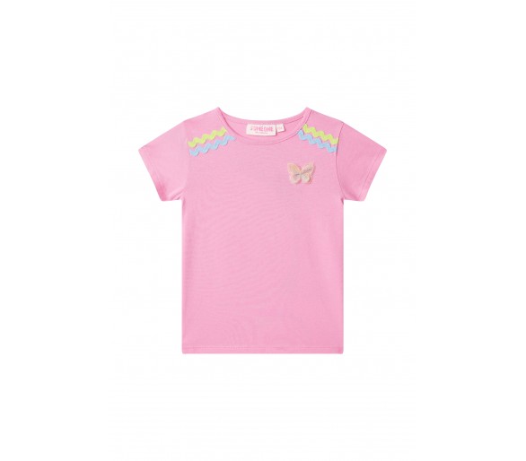 SOMEONE : T-shirt short sleeves pink